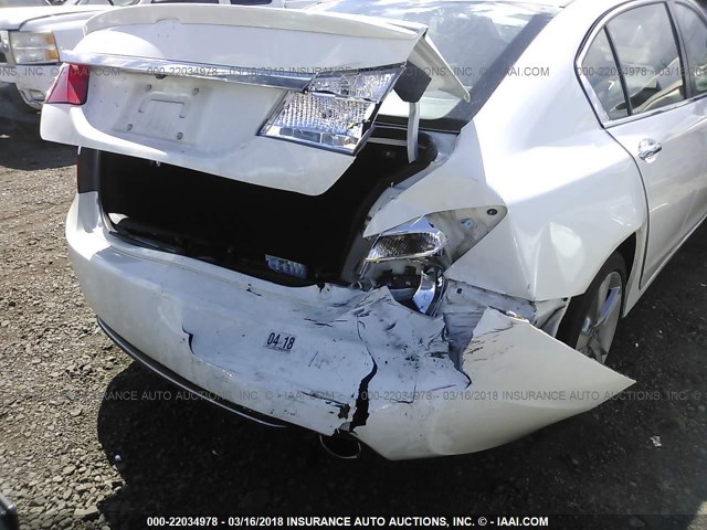 1HGCR2F53FA096017 - 2015 HONDA ACCORD SPORT Ақ фото 6