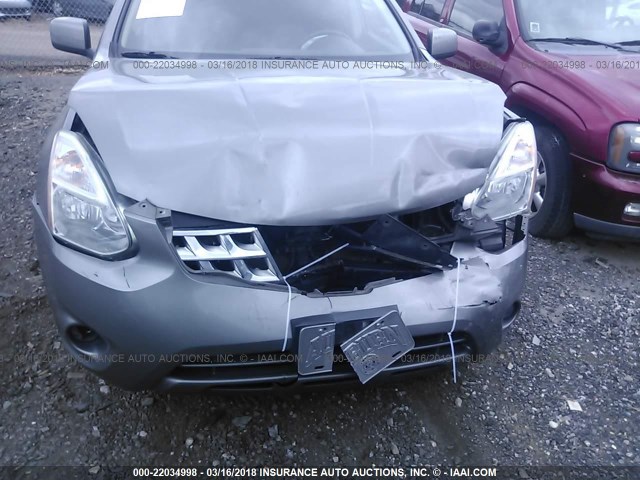 JN8AS5MT3BW568540 - 2011 NISSAN ROGUE S/SV/KROM GRAY photo 6