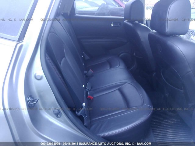 JN8AS5MT3BW568540 - 2011 NISSAN ROGUE S/SV/KROM GRAY photo 8