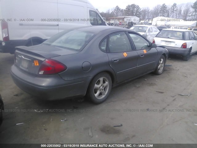 1FAFP55U93G140242 - 2003 FORD TAURUS SES GRAY photo 4