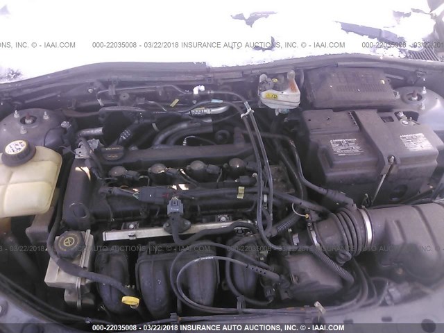 1FAFP34NX7W309968 - 2007 FORD FOCUS ZX4/S/SE/SES GRAY photo 10