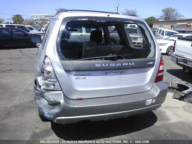 JF1SG65624H723351 - 2004 SUBARU FORESTER 2.5XS Серебристый фото 6