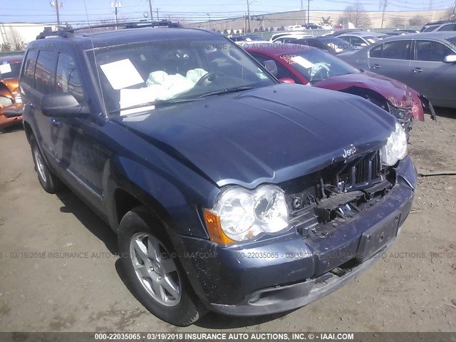 1J8GR48K89C535034 - 2009 JEEP GRAND CHEROKEE LAREDO BLACK photo 1