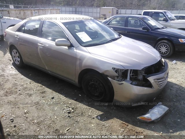 4T1BE46K17U666955 - 2007 TOYOTA CAMRY NEW GENERAT CE/LE/XLE/SE GOLD photo 1