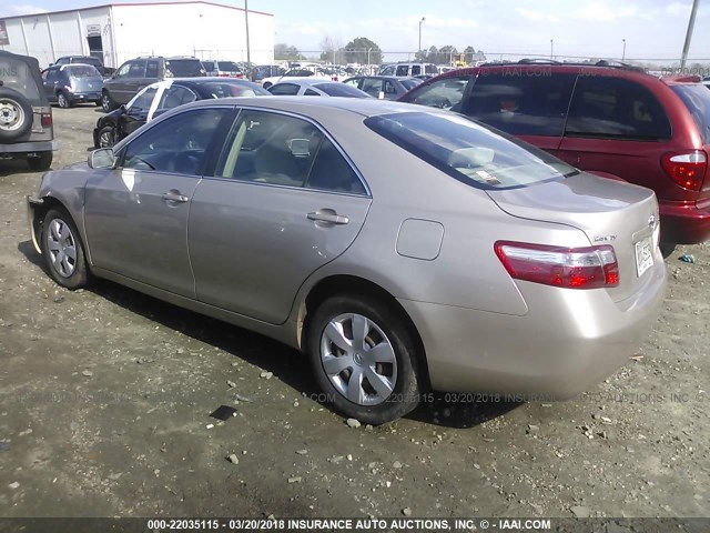 4T1BE46K17U666955 - 2007 TOYOTA CAMRY NEW GENERAT CE/LE/XLE/SE GOLD photo 3