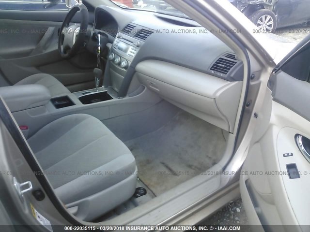 4T1BE46K17U666955 - 2007 TOYOTA CAMRY NEW GENERAT CE/LE/XLE/SE GOLD photo 5