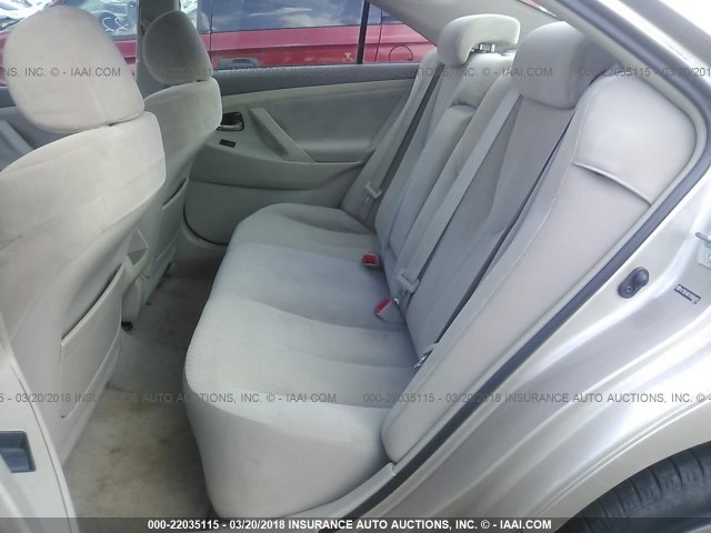 4T1BE46K17U666955 - 2007 TOYOTA CAMRY NEW GENERAT CE/LE/XLE/SE GOLD photo 8