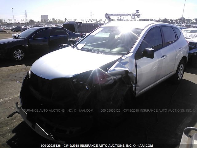 JN8AS58T19W060801 - 2009 NISSAN ROGUE S/SL GRAY photo 2