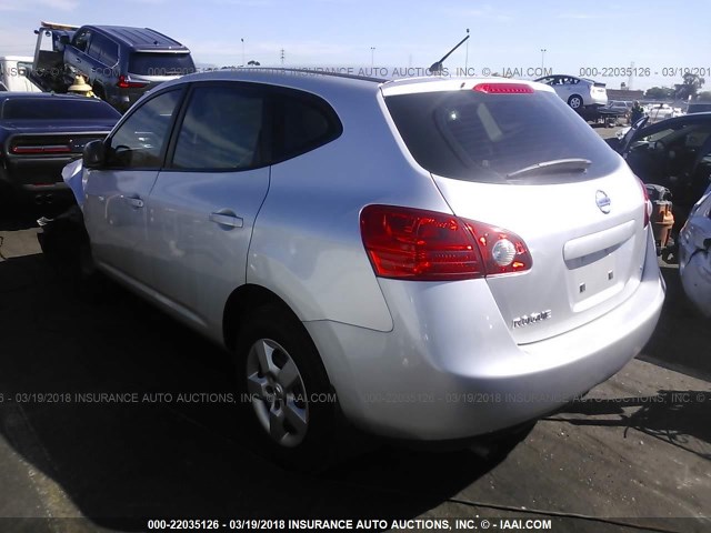 JN8AS58T19W060801 - 2009 NISSAN ROGUE S/SL GRAY photo 3