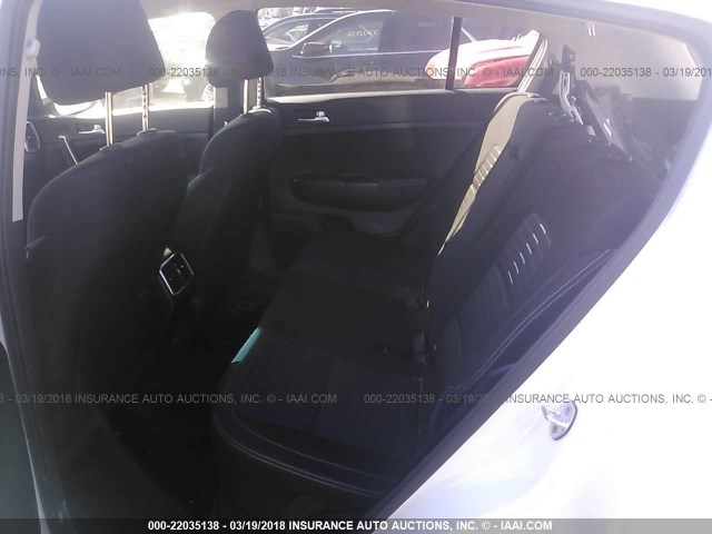 KNDPM3AC5H7064549 - 2017 KIA SPORTAGE LX WHITE photo 8