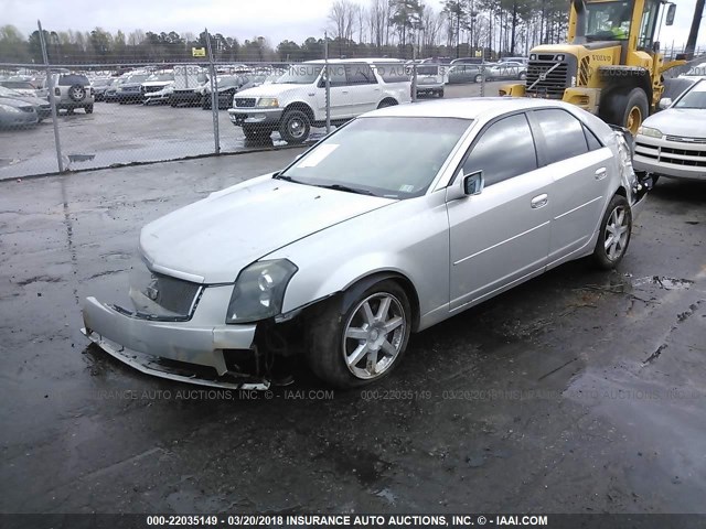 1G6DP567550164417 - 2005 CADILLAC CTS HI FEATURE V6 SILVER photo 2