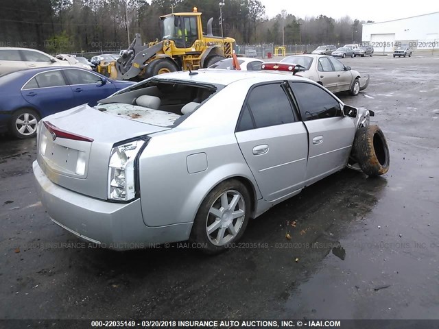 1G6DP567550164417 - 2005 CADILLAC CTS HI FEATURE V6 SILVER photo 4