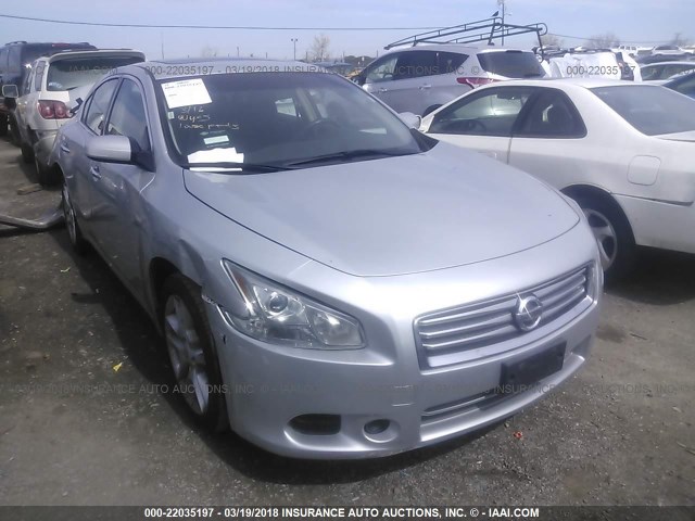 1N4AA5AP6EC489428 - 2014 NISSAN MAXIMA S/SV SILVER photo 1