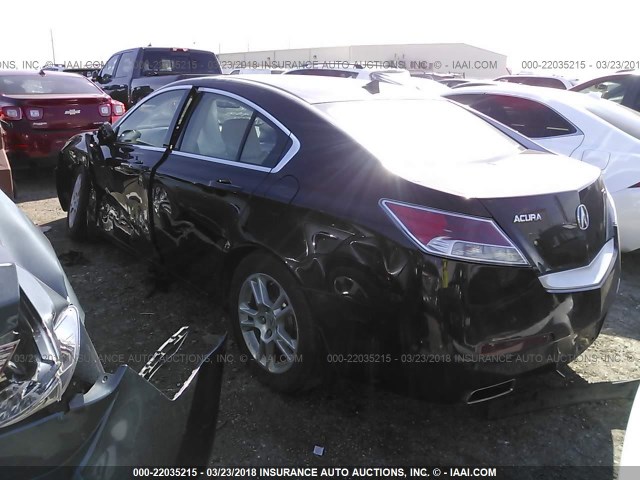 19UUA8F29AA002123 - 2010 ACURA TL BROWN photo 3