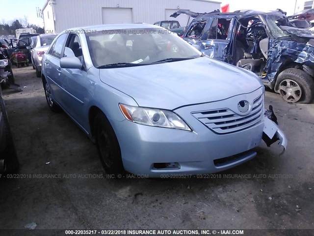 4T1BE46K29U869517 - 2009 TOYOTA CAMRY SE/LE/XLE BLUE photo 1