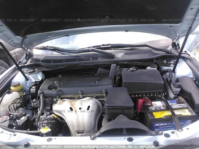 4T1BE46K29U869517 - 2009 TOYOTA CAMRY SE/LE/XLE BLUE photo 10