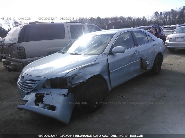 4T1BE46K29U869517 - 2009 TOYOTA CAMRY SE/LE/XLE BLUE photo 2