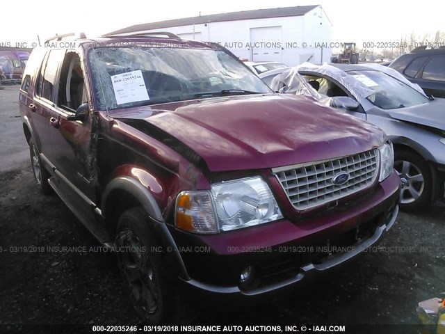 1FMZU74W74UA64419 - 2004 FORD EXPLORER EDDIE BAUER RED photo 1