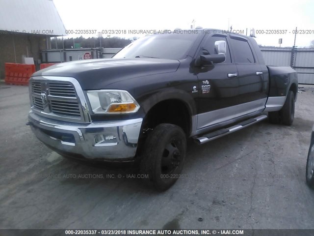 3D73Y4HL6BG517089 - 2011 DODGE RAM 3500 BLACK photo 2