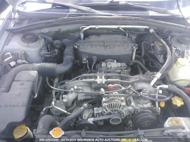 JF1SG65673H724820 - 2003 SUBARU FORESTER 2.5XS ნაცრისფერი ფოტო 10