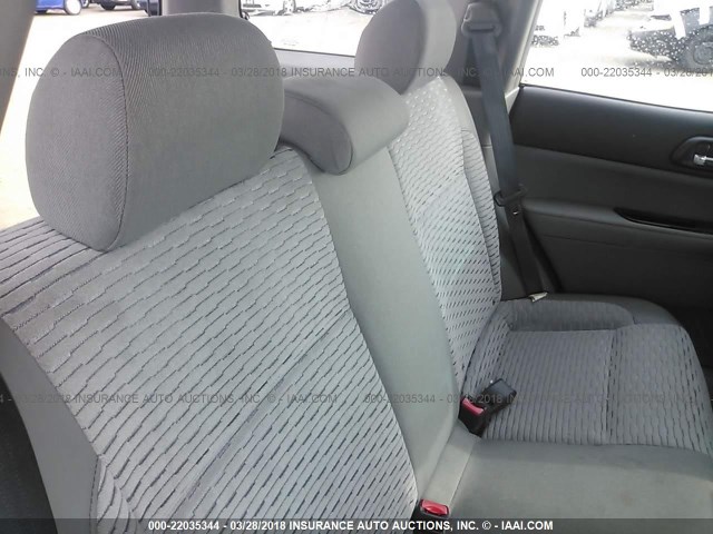 JF1SG65673H724820 - 2003 SUBARU FORESTER 2.5XS ნაცრისფერი ფოტო 8