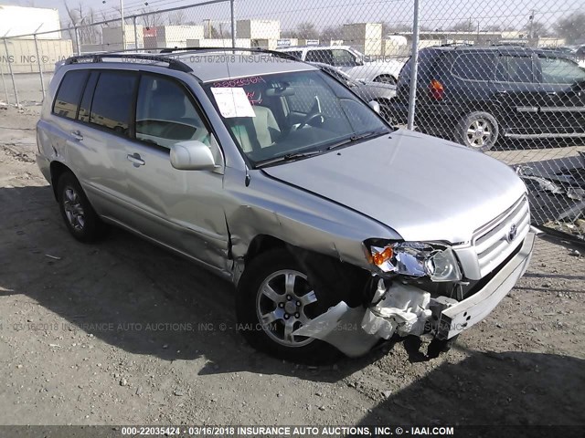 JTEGP21A650084406 - 2005 TOYOTA HIGHLANDER LIMITED SILVER photo 1