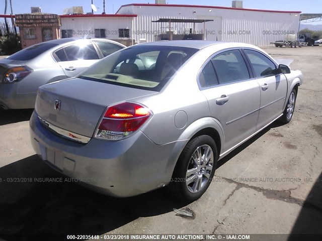 1G8ZS57N07F229747 - 2007 SATURN AURA XE SILVER photo 4