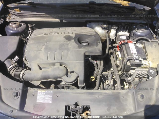 1G1ZC5E12BF309801 - 2011 CHEVROLET MALIBU 1LT BLUE photo 10