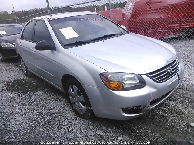 KNAFE221895656991 - 2009 KIA SPECTRA EX/LX/SX SILVER photo 1