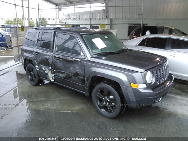 1C4NJPBA1FD106816 - 2015 JEEP PATRIOT SPORT GRAY photo 1