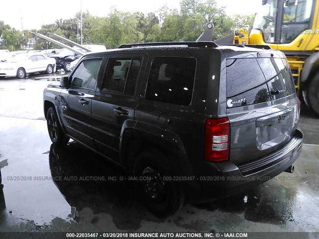 1C4NJPBA1FD106816 - 2015 JEEP PATRIOT SPORT GRAY photo 3