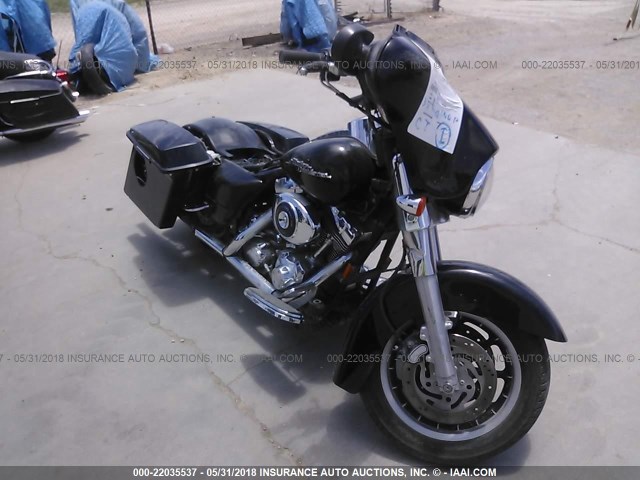 1HD1KBW156Y702334 - 2006 HARLEY-DAVIDSON FLHXI BLACK photo 1