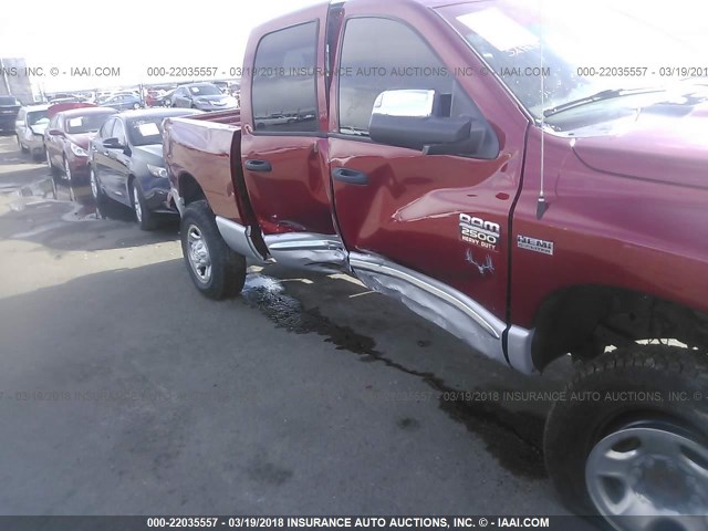 1D7KS28D37J606389 - 2007 DODGE RAM 2500 ST/SLT 栗色 照片 6