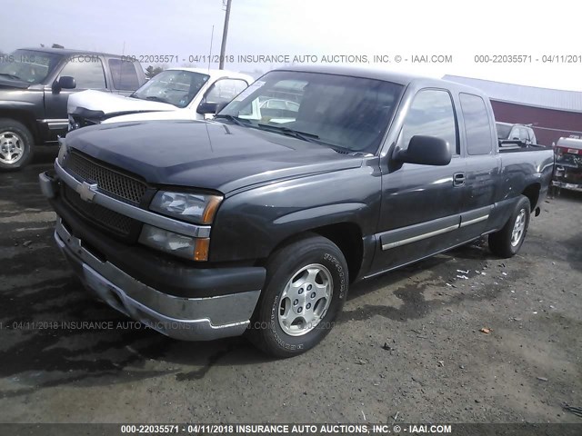 2GCEC19T141251569 - 2004 CHEVROLET SILVERADO C1500 GRAY photo 2