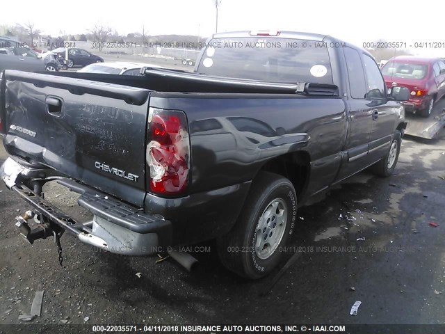 2GCEC19T141251569 - 2004 CHEVROLET SILVERADO C1500 GRAY photo 4