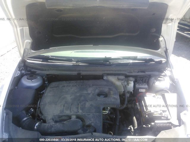 1G1ZC5E06CF144781 - 2012 CHEVROLET MALIBU 1LT 银色 照片 10