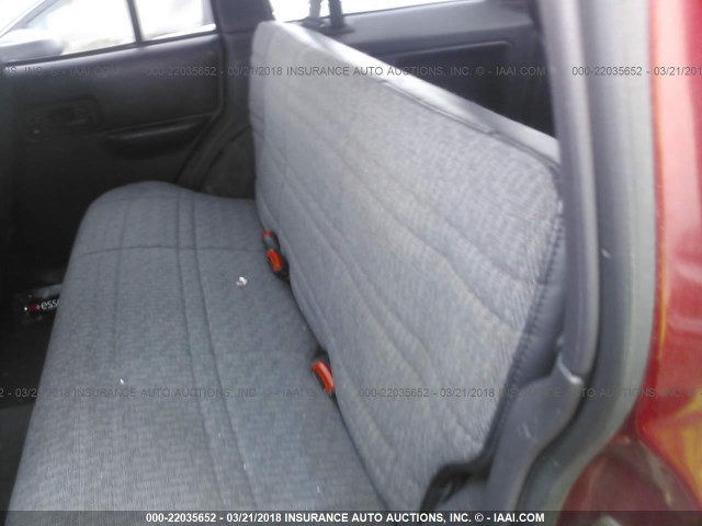 1J4FF68S0XL677568 - 1999 JEEP CHEROKEE SPORT/CLASSIC წითელი ფოტო 8