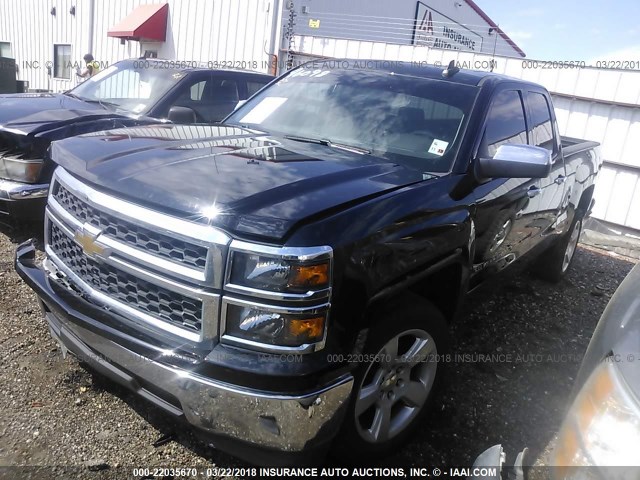 1GCRCPEC6FZ387068 - 2015 CHEVROLET SILVERADO C1500 BLACK photo 2