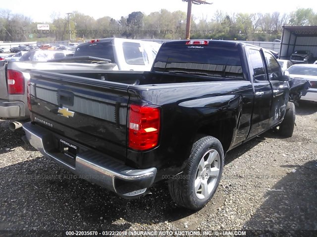 1GCRCPEC6FZ387068 - 2015 CHEVROLET SILVERADO C1500 BLACK photo 4