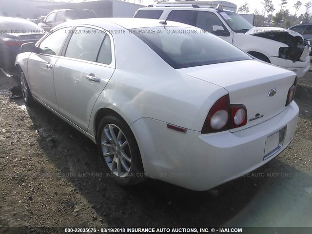 1G1ZE5E77BF115327 - 2011 CHEVROLET MALIBU LTZ 白色 照片 3