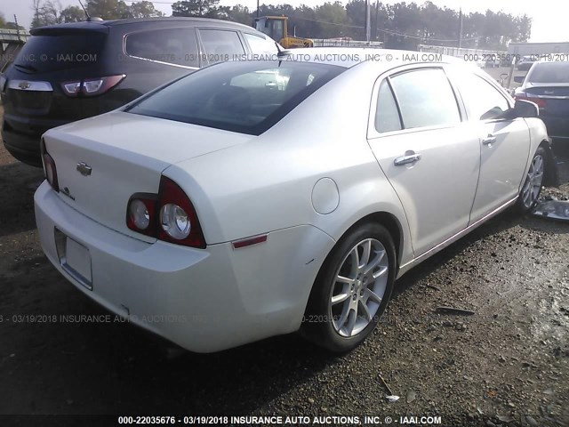 1G1ZE5E77BF115327 - 2011 CHEVROLET MALIBU LTZ 白色 照片 4