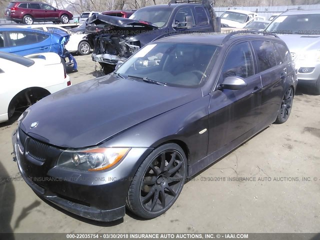 WBAVT73537FZ36454 - 2007 BMW 328 XIT GRAY photo 2