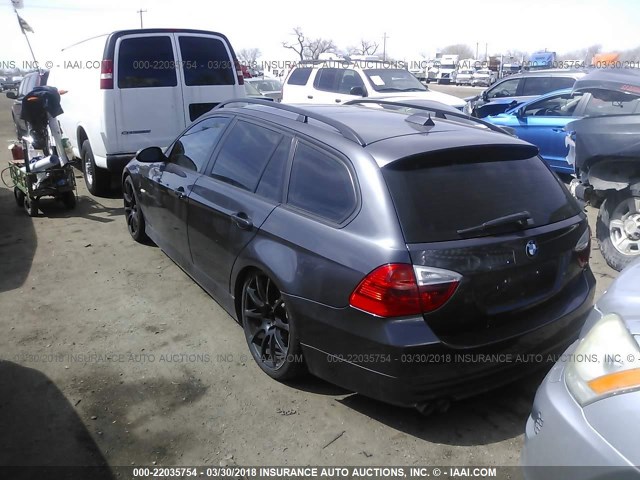 WBAVT73537FZ36454 - 2007 BMW 328 XIT GRAY photo 3