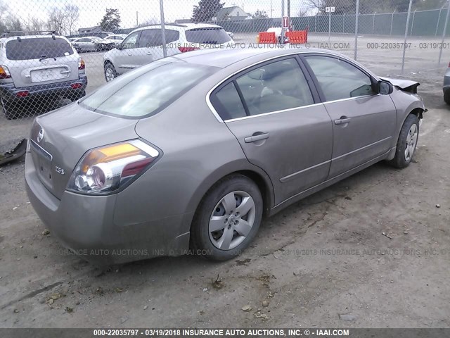 1N4AL21E57N477463 - 2007 NISSAN ALTIMA 2.5/2.5S BEIGE photo 4