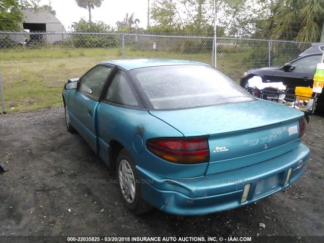 1G8ZF1284SZ117569 - 1995 SATURN SC1 TEAL photo 3