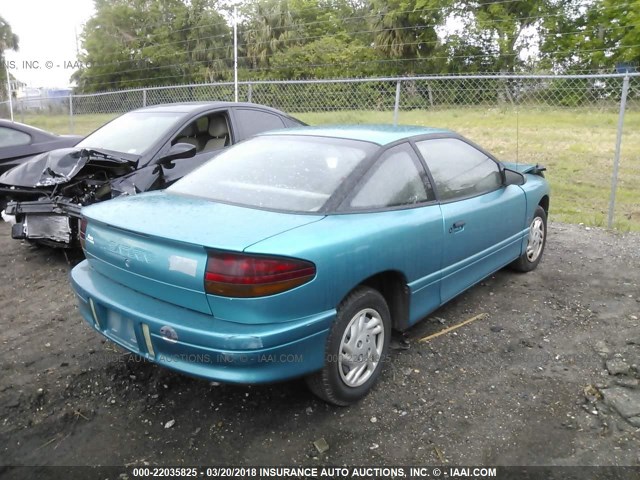 1G8ZF1284SZ117569 - 1995 SATURN SC1 TEAL photo 4