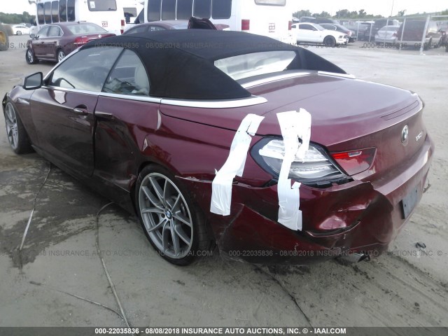 WBALZ3C56CDL70777 - 2012 BMW 650 I Kastanienbraun Foto 3