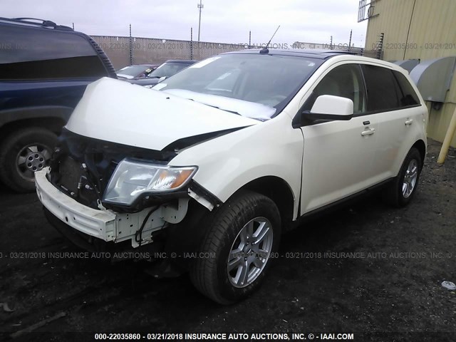 2FMDK49C97BA21014 - 2007 FORD EDGE SEL PLUS WHITE photo 2