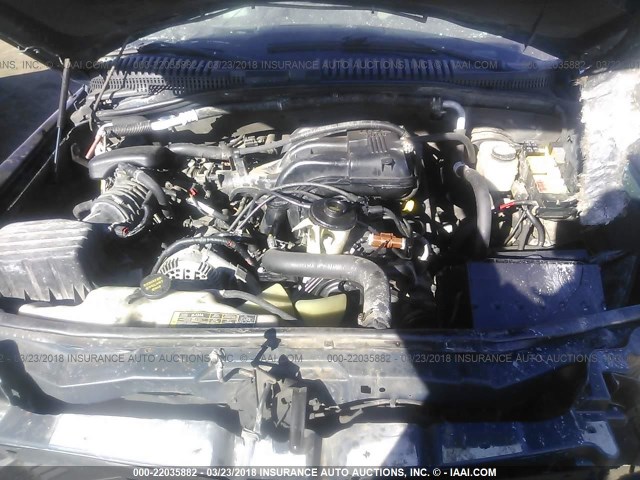 1FMEU73E98UB33267 - 2008 FORD EXPLORER XLT Navy photo 10