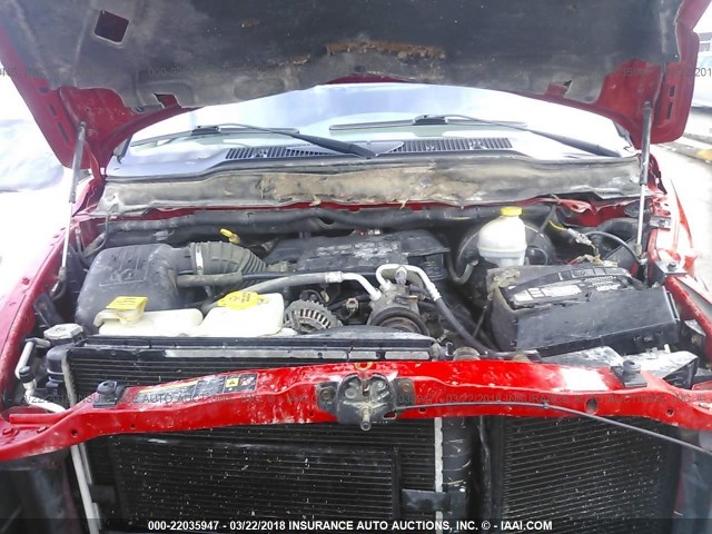 1D7KS28D56J219454 - 2006 DODGE RAM 2500 ST/SLT 红色 照片 10